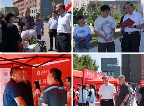 喜迎新同學｜校領導深入新生報到現場、公寓、餐廳走訪慰問新生及家長